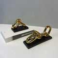 Fashion Creative Art Home Accessories Abstract Chain Modeling Designer Hotel Porch Ceramic Ornament