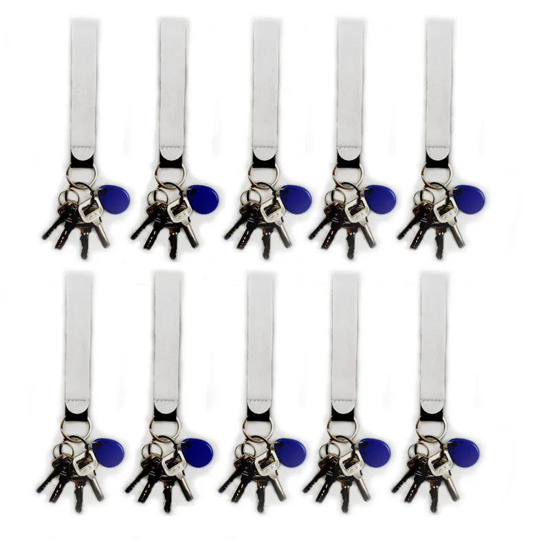 Cheap Price RTS Sublimation Blanks Wristlet Keychain Fobs Keychain