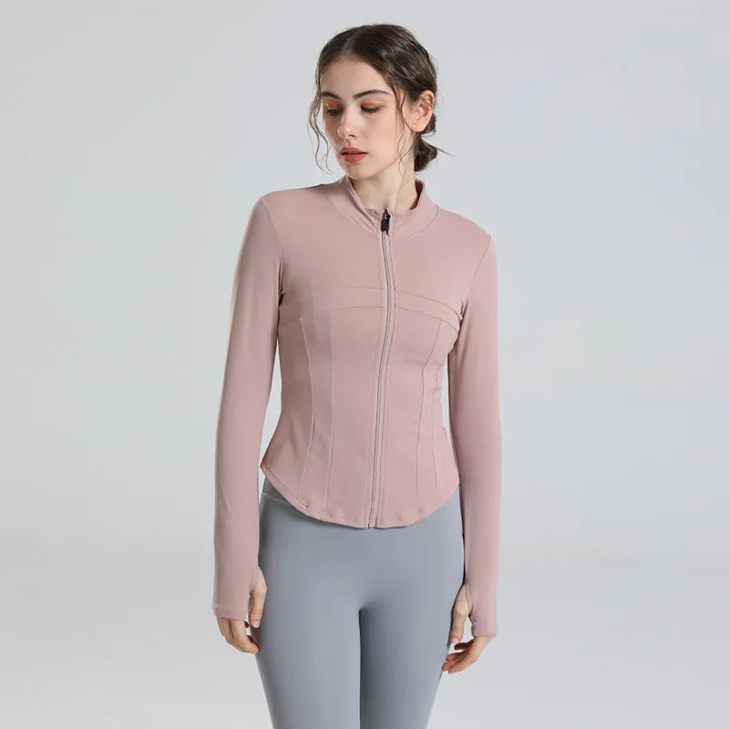 Women Horse Riding Base Layer Zipper Long Sleeve Breathable Tops Equestrian Shirt Sports Tops for Ladies