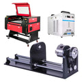 Sihao China OEM Full Set Plywood Stone Laser Cutting Engraving Machine Rotary Axis Chiller Home Use LAS for Wood Rubber Also AI
