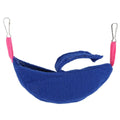 Plush Winter Warm Swing Hammock Bananak Nest Moon Boat for Pet Hamsters Comfortable Banana Nest