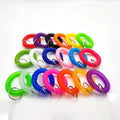 Spring Spiral Coil Keychain Coil Bracelets Stretchy Keychain Wrist Key Holder