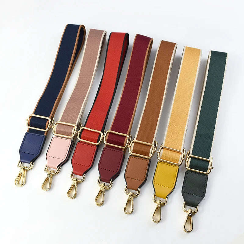 Meetee B-J366 New Color Clashing Wide Shoulder Strap With Adjustable Long Bag Strap