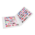120 Color ABS Nail Polish Display Book with Luxury Design for Professional Salon Use and Acrylic Nails