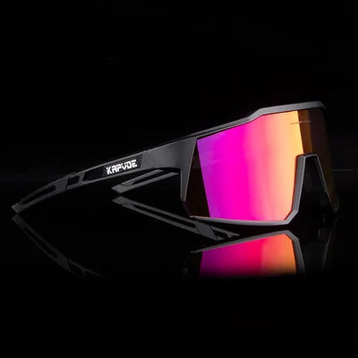 Kapvoe 2021 Polarized MTB Men Outdoor Mountain Cycling Eyewear Road Bike Protection Glasses Windproof Sport Sunglasses