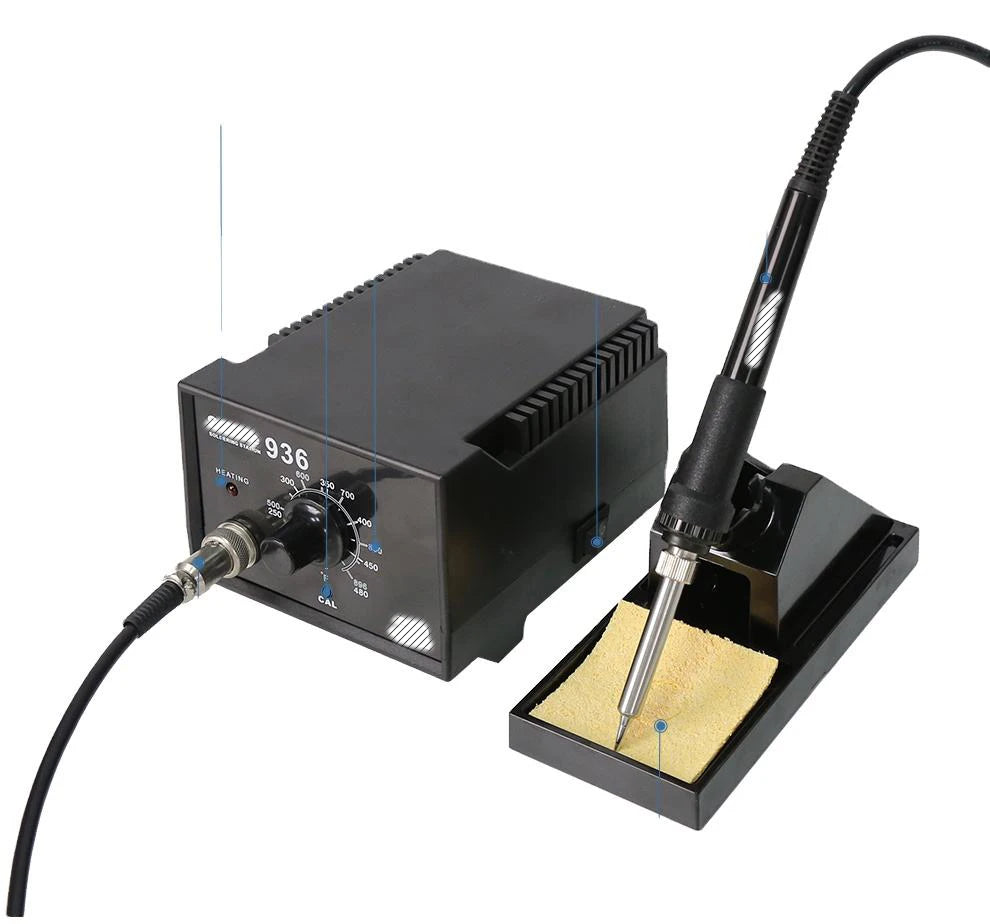 Best Selling Product 936 China Supplier SMD Lead Free Soldering Station Iron Soldering Station Soldering Iron Hot air Rework