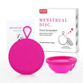Hot Selling Eco-friendly Woman Reusable Menstrual Disc Set and Case Medical Grade for Women