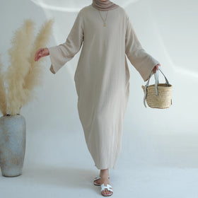 Loriya 2026 Ramadan New Simple Plain Abaya Turkey Modest Dress Islamic Women Casual Dresses Traditional Muslim Clothing