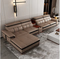 Chesterfield Living Room Furniture Sectional Sofa Set L Shape Sofa
