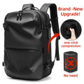 New Arrival Carry on Airplane Vacuum Backpack w/ Built in Vacuum Compression Pump Air Bag Backpack Custom Vacuum Laptop Backpack