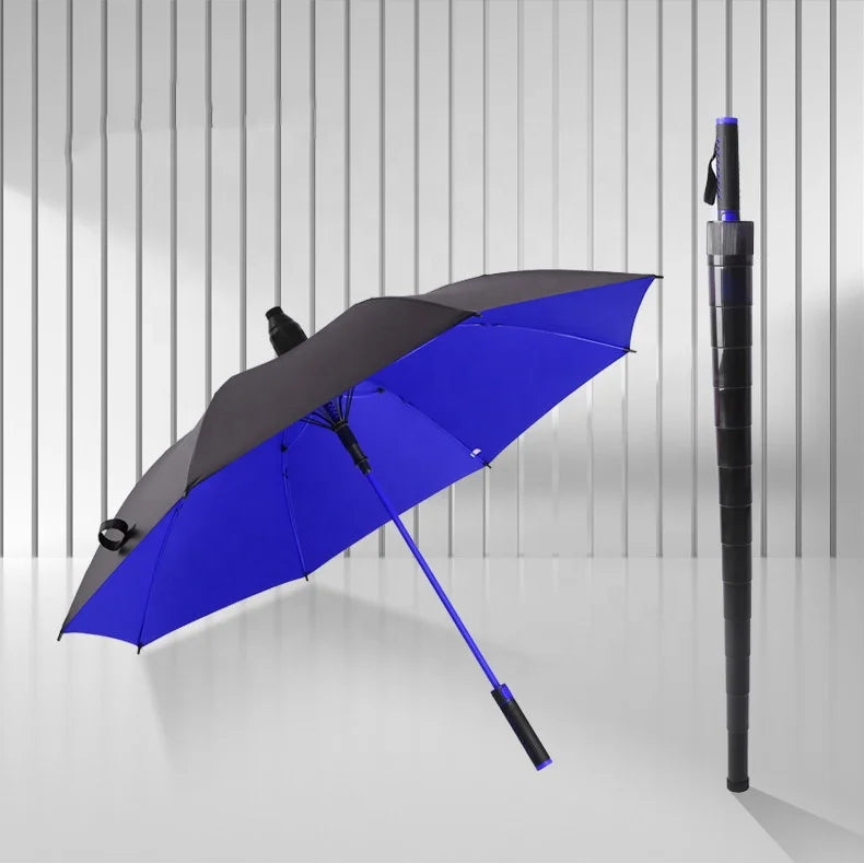 New Design  Long Handle Umbrella Double-faced Sunshade Umbrella With Waterproof  Sleeve Windproof Golf Umbrella