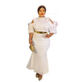 Low Price African Women Dress Mesh Gauze Women Evening Dresses Rhinestone African Dress Designs