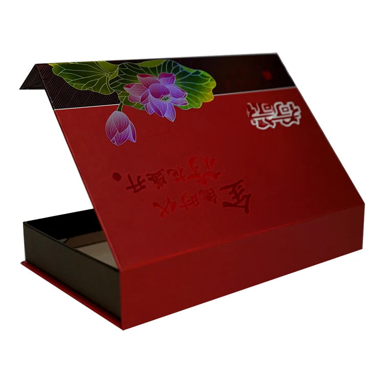 Low MOQ Cardboard Paper Colorful Printing Embossed Recycled Materials Luxury Custom Fit Cosmetic Magnetic Boxes Photo Frame