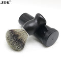 JDK Wet Shaving Products Black Wood Handle Excellent Quality Badger Synthetic Hair Shaving Brush