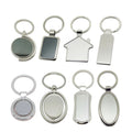 Factory Wholesale Custom Logo Digital Photo Metal Alloy Keychain with Gold/Silver/Nickel Plating for Souvenir Gifts