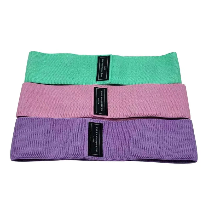 Hot-sell Resistance Bands for Legs and Butt Non Slip Elastic Hip Circle Booty Bands 3 Levels Exercise Bands Set