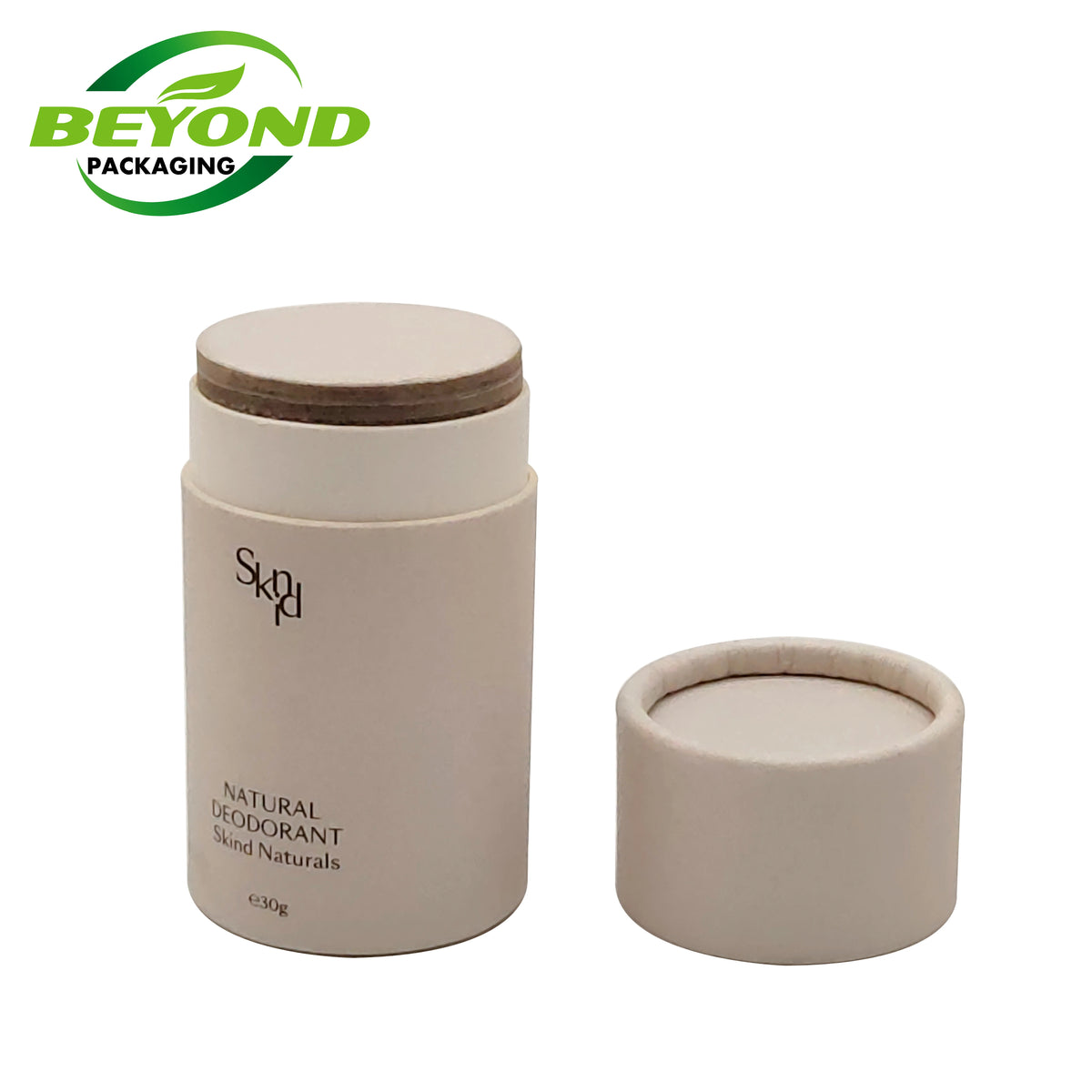 Eco Friendly 2 Oz Solid Perfume Deodorant Stick Push up Luxury Round Paper Box Oval Shaped Lip Balm Tubes Container