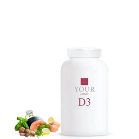 Faitury Custom Supplements 500mg Vitamin D3 2000IU Vitamin D3 Capsules