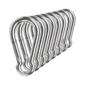 YPH Stainless Steel Plain Finish Carabiner Snap Hooks for Water Treatment Use Wholesale Mountaineering Anti rust Safety Buckle