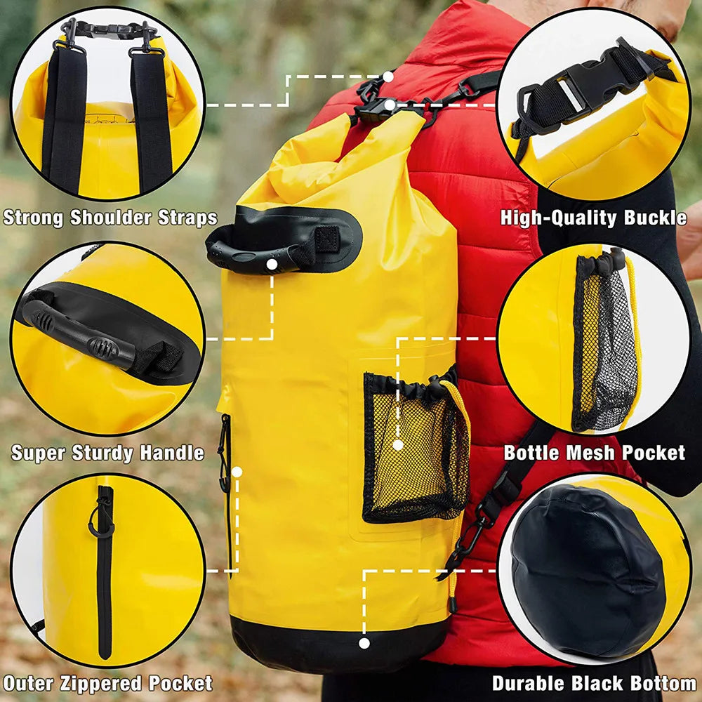 Waterproof 20L Ocean Pack Floating Dry Bag