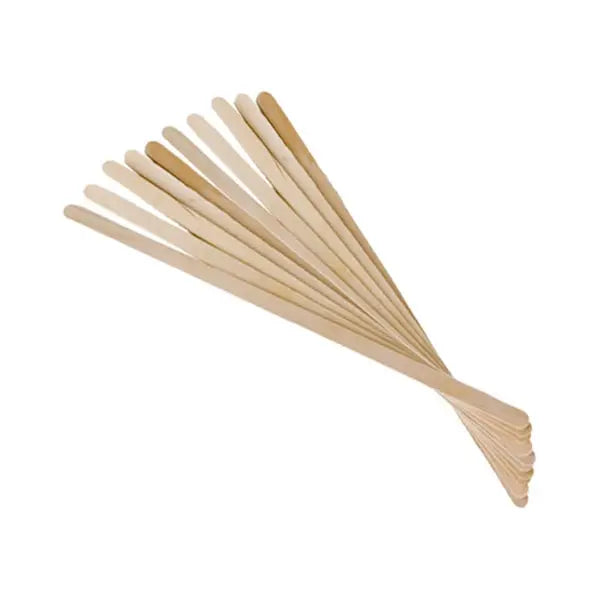 Eco-Friendly Biodegradable Birch Wooden Bamboo Coffee Stirrers Flat Bag Shape Tea Tool with Custom Logo Milk Spoon Flatware