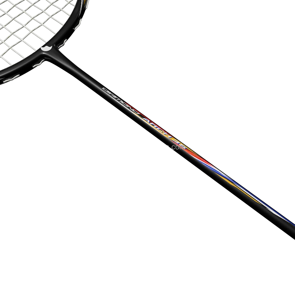 Single Shot Attack Series Ultra-Light Carbon Badminton Racket for Beginners to Advanced Players with PU Grip Material