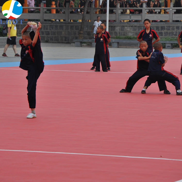 Soccer Court Ground Covering Basketball Flooring Outdoor Court Tile Track Flooring