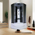 Luxury Multi-functional Shower Cabin with Bathtub 5MM Grey Tempered Glass Enclosed Shower Room