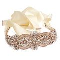Belt Bridal Girdle Hand Stitched Rhinestone Luxury Wedding Dress Accessories Pearl Zircon Belt Diy Crystal Diamond Rhinestones