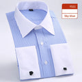 TS2110 Manufacturers Directly Sale Men's Formal Work White Shirts French Cufflink Shirt Oversize Shirt