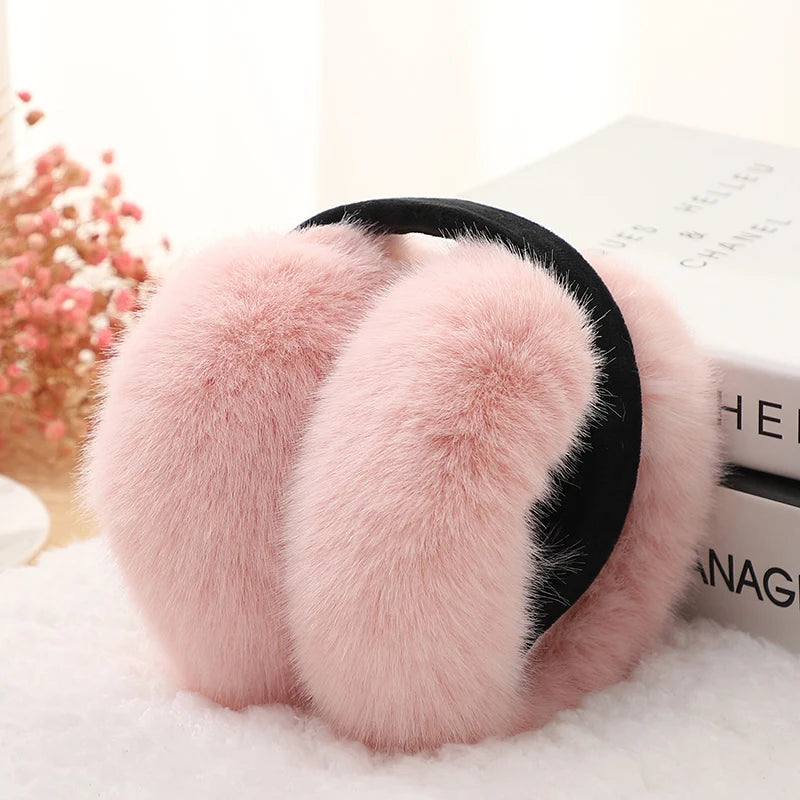 Fashion Girls Fancy Thermal Women Winter Furry Fur Earmuffs