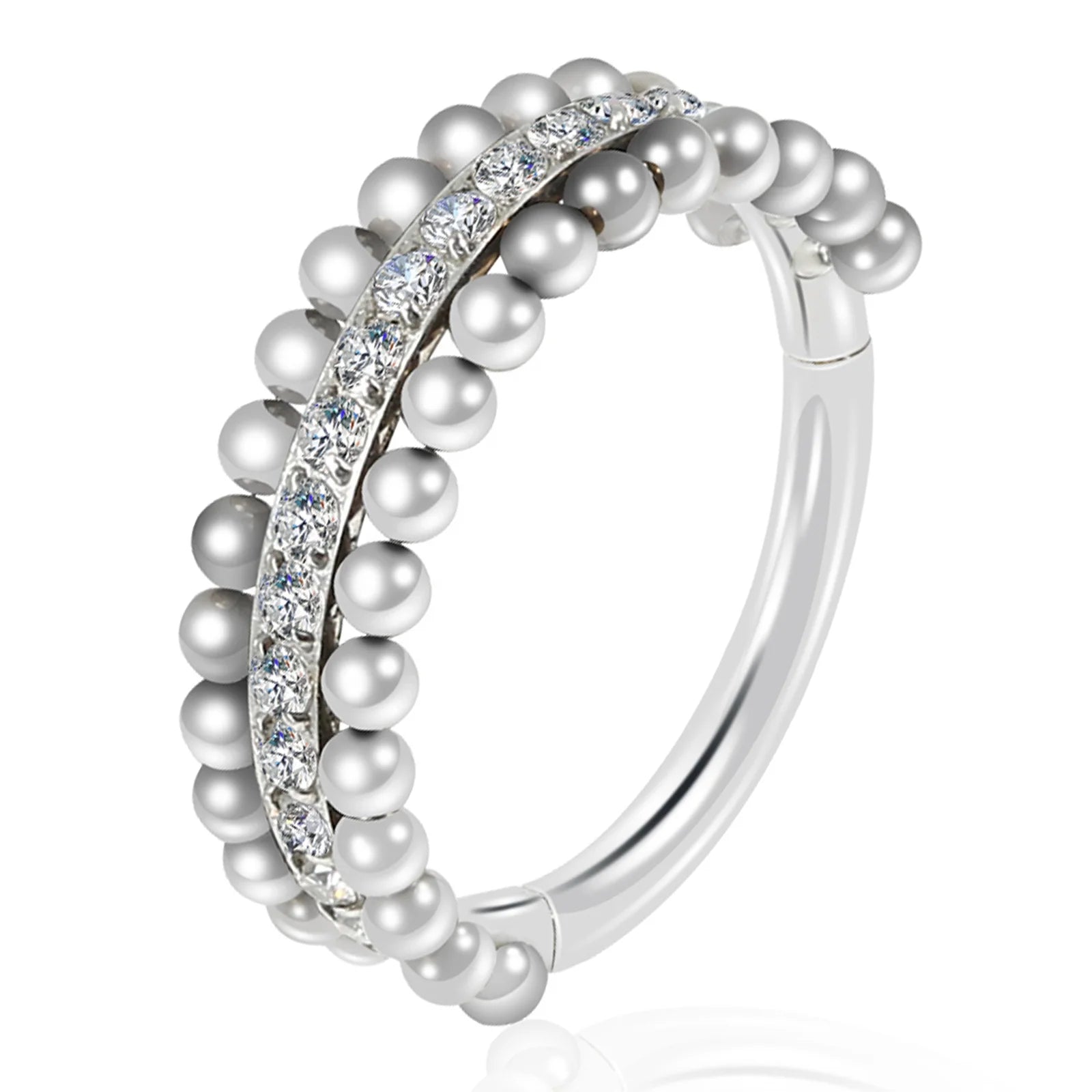 New Pure Titanium Septum Earring Nose Piercings 8/10mm Piercing Tragus Hoop Cartilage Titanium Body Jewelry