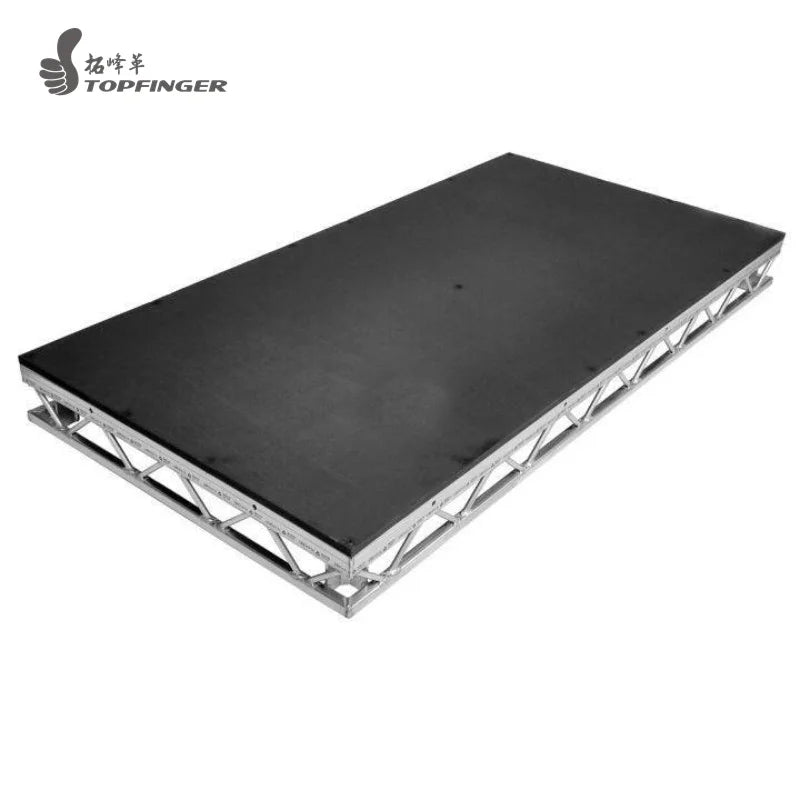 Concert Stage Platform Litedeck Stage 2 Mx1m Aluminum  Frame Truss Structure Adjustable Stage Lighted Adjustable Dance Platform