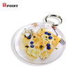 8Point Sublimation Acrylic Material Blank Keychain Single-sided Printing Plexiglass Pendant Personalized Customization