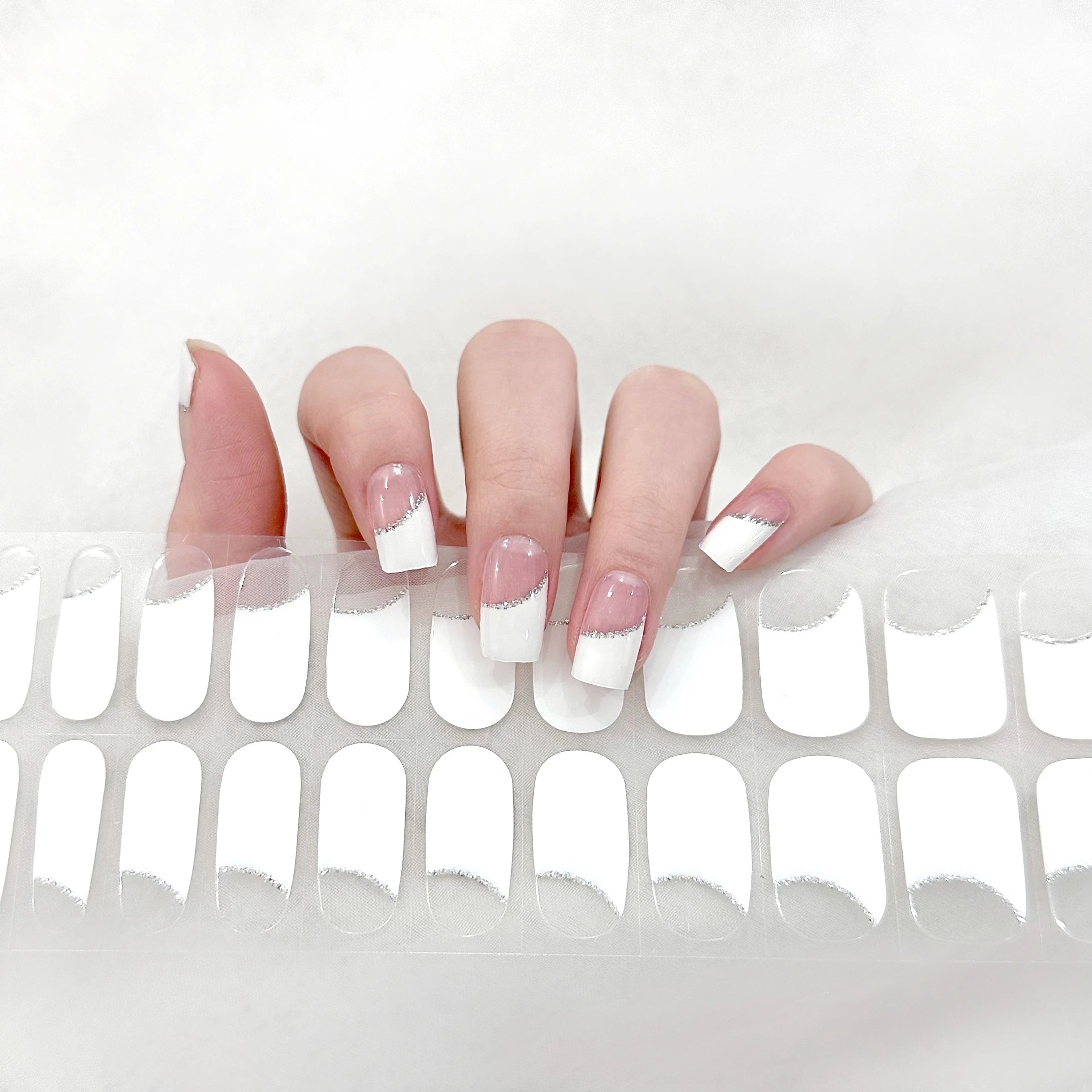 2026 New UV/LED Semi-Cured Gel Nail Wraps Custom Nail Wrap Printing 3D DIY Application Waterproof Autumn Heart