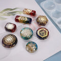 YS Custom Crystal Epoxy Resin Molds Geometric Earring Ear Pendant Casting Silicone Mould DIY Plaster Crafts Jewelry Making Tools MegaBDM