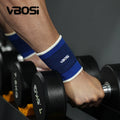 VBOSi 1017 CE/ISO/FDA Polyester Wristband Brace Adjustable Lightweight Gym Exercise Training for Typing Low Price 2 Packs
