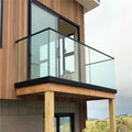 YL METAL New Design Balustrade Glass Railing Aluminum U Channel Design Balcony Staircase Glass Railing