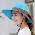 New One Size Adult Children's Hat Outdoor Sunshade Hat Summer Sunscreen Sports Fishing Fisherman Hat