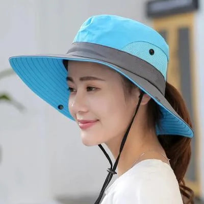 New One Size Adult Children's Hat Outdoor Sunshade Hat Summer Sunscreen Sports Fishing Fisherman Hat