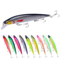 14cm Long 18.3g Large Hard Bait Minnow Life-Like Lead Insert Floating Swimbait Popper Freshwater Fish Cod Ocean Boat Fishing