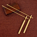 Wholesale 2025 New Small 99.9% Copper Dowsing Rod- 2PCS Divining Rods Detect Gold Water Ghost Hunting MegaBDM
