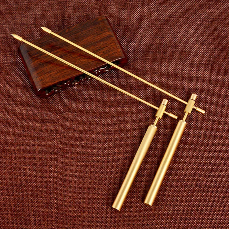 Wholesale 2025 New Small 99.9% Copper Dowsing Rod- 2PCS Divining Rods Detect Gold Water Ghost Hunting MegaBDM