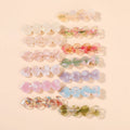 Mi Dairy Pearl Hair Clip Set European and American Style Acetate Hair Clip Combination Hearts Shaped Hair Accessories Handmade