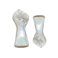 Wholesale Custom Natural White MOP Sea Shell Arm Fist Pendant Jewelry Accessory