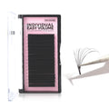 Wholesale Eyelash Extension Premium Faux Mink Matte Black Easy Fan 1s Blooming Individual Eyelashes Extension Trays