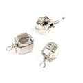Customize Hand Craft Wire Wrap Natural Pyrite Rock Cube Gemstone Pendant