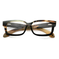 Fashion White Pure Natural Buffalo Horn Italy Design Anti Blue Light Blocking Glasses Eyewear Sunglasses