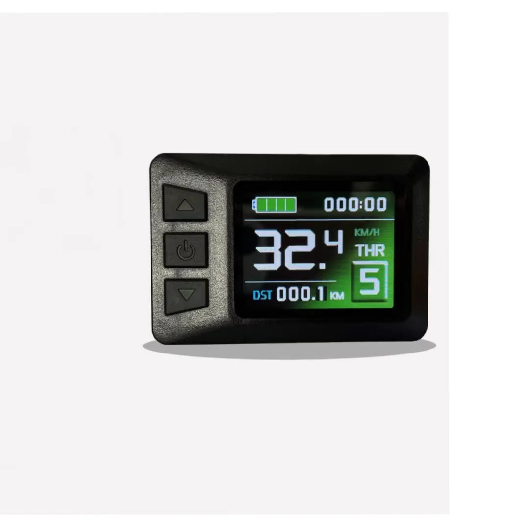 25A 500W/750W Electric Bicycle Controller LCD7C Display Ebike Conversion Kit Including Lithium Battery Power Thumb Made Plastic