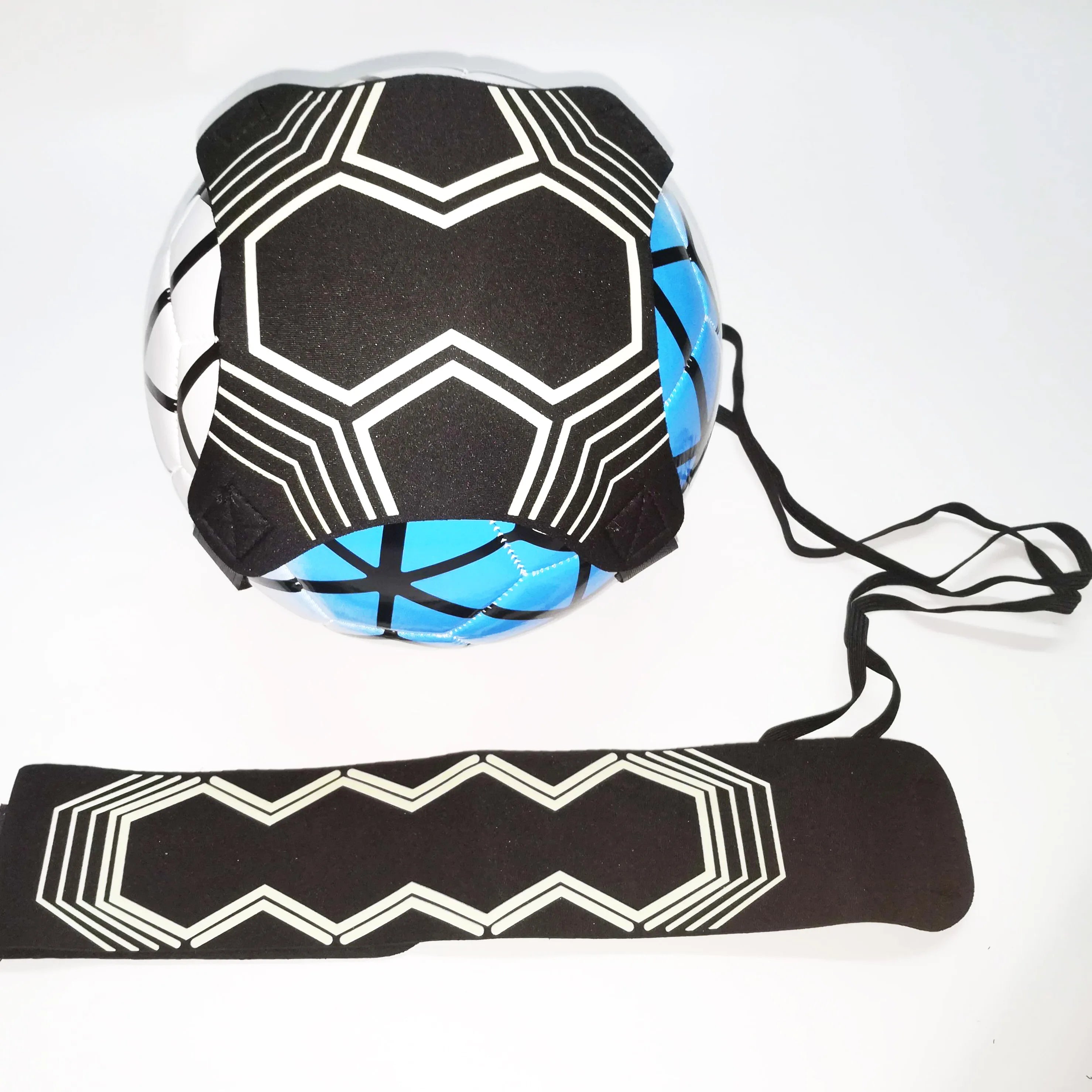 Glow in Dark Hands Free Solo Soccer Trainer- Fits Ball Kick Trainer Soccer Training Aid Widened Side Waist Protection